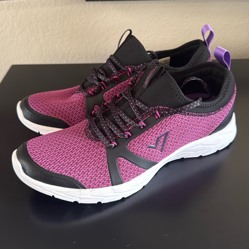 Vionic Women's Alma Black & Pink Athletic Shoes - Picture 5 of 13